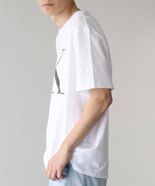 Calvin Klein(カルバン・クライン)の「【Calvin Klein/カルバンクライン】 CK ロゴ クルーネック 半袖 Tシャツ(Tシャツ/カットソー・メンズ・ホワイト/ブラック・S/XXL/XL/L/M)」の4枚目の写真