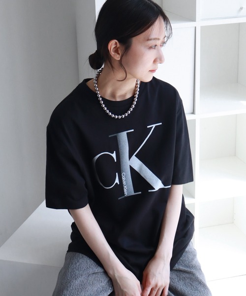 Calvin Klein(カルバン・クライン)の「【Calvin Klein/カルバンクライン】 CK ロゴ クルーネック 半袖 Tシャツ(Tシャツ/カットソー・メンズ・ホワイト/ブラック・S/XXL/XL/L/M)」の22枚目の写真