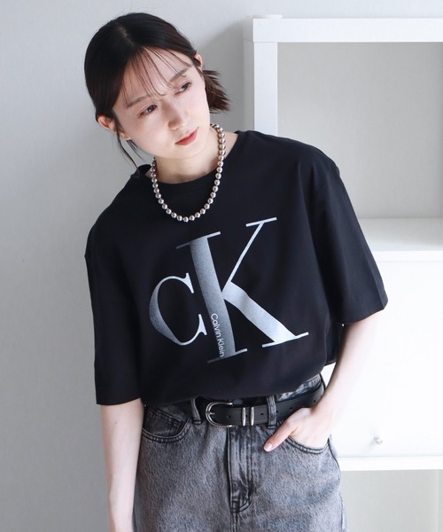 Calvin Klein(カルバン・クライン)の「【Calvin Klein/カルバンクライン】 CK ロゴ クルーネック 半袖 Tシャツ(Tシャツ/カットソー・メンズ・ホワイト/ブラック・S/XXL/XL/L/M)」の20枚目の写真