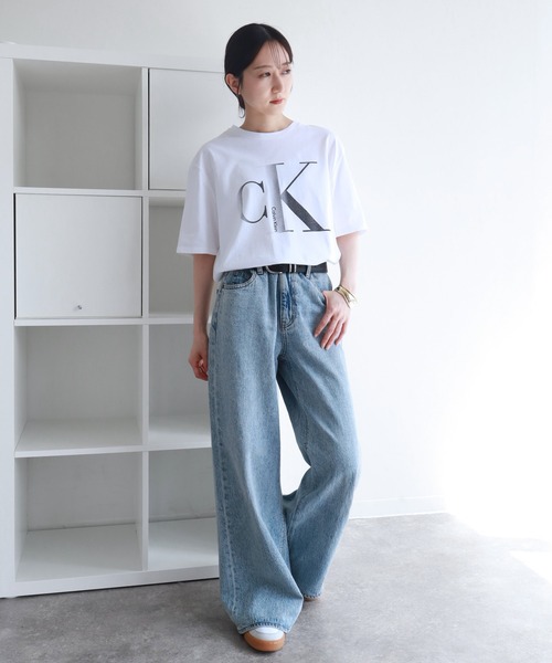 Calvin Klein(カルバン・クライン)の「【Calvin Klein/カルバンクライン】 CK ロゴ クルーネック 半袖 Tシャツ(Tシャツ/カットソー・メンズ・ホワイト/ブラック・S/XXL/XL/L/M)」の19枚目の写真