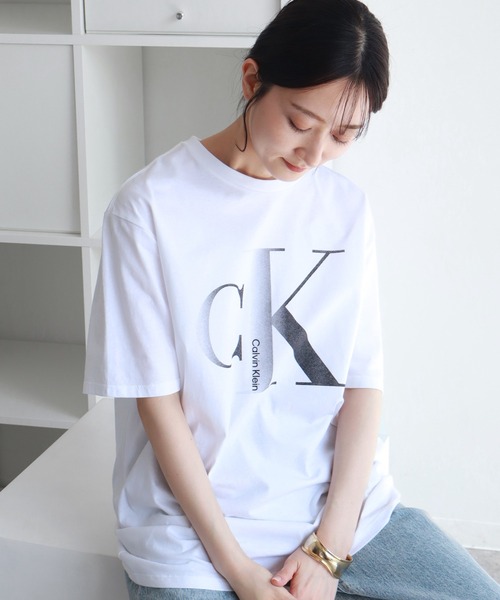 alvin Klein カルバンクライン ロゴ入り コットン 半袖 Tシャツ インポート＆その他ブランド,CALVIN KLEIN JEANS,半袖 | ろー