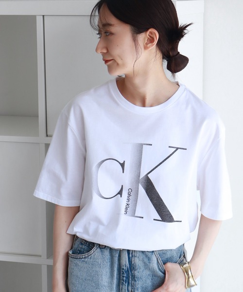Calvin Klein(カルバン・クライン)の「【Calvin Klein/カルバンクライン】 CK ロゴ クルーネック 半袖 Tシャツ(Tシャツ/カットソー・メンズ・ホワイト/ブラック・S/XXL/XL/L/M)」の17枚目の写真