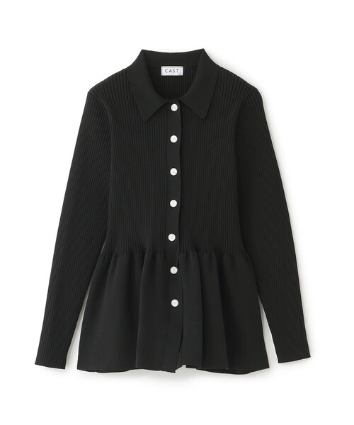 CAST:（キャストコロン）の「【1枚で着映える】フォルムニットカーディガン（カーディガン/ボレロ・レディース・グレー/ライトイエロー/ブラック・M）」の14枚目の写真