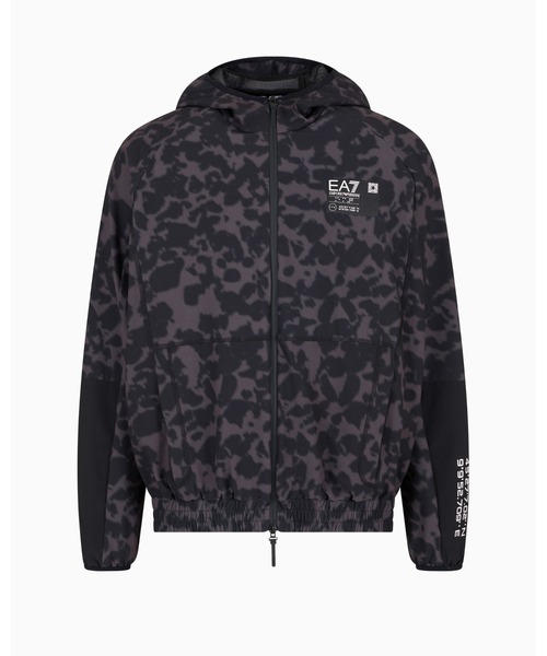 EMPORIO ARMANI EA7（エンポリオアルマーニイーエーセブン）の「<オンライン限定>【エンポリオ アルマーニ EA7】Visibility ジップアップ スウェットシャツ ストレッチテクニカルファブリック（スウェット・メンズ・グレー系・LARGE/MEDIUM/X-LARGE/X-SMALL/SMALL/XX-LARGE）」の5枚目の写真