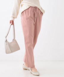SHOO・LA・RUE | 【洗える/美脚シルエット】綿ストレッチイージーテーパードパンツ(その他パンツ)