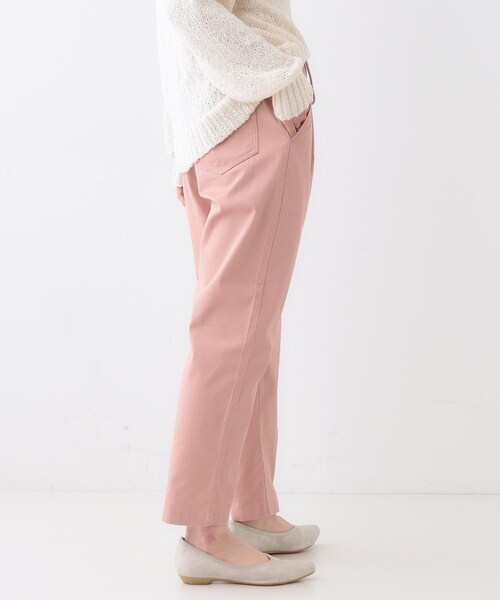 SHOO・LA・RUE（シューラルー）の「【洗える/美脚シルエット】綿ストレッチイージーテーパードパンツ（その他パンツ・レディース・ブラック/カーキ/ベージュ/ピンク系・01/02/03/04/05/10）」の10枚目の写真