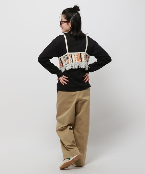 niko and...(ニコアンド)の「幾何フリンジビスチェ(その他トップス・レディース・アイボリー/ブルー/ネイビー・FREE)」の9枚目の写真