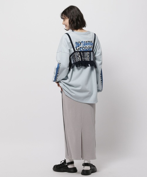 niko and...(ニコアンド)の「幾何フリンジビスチェ(その他トップス・レディース・アイボリー/ブルー/ネイビー・FREE)」の15枚目の写真