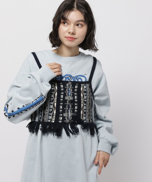 niko and...(ニコアンド)の「幾何フリンジビスチェ(その他トップス・レディース・アイボリー/ブルー/ネイビー・FREE)」の17枚目の写真