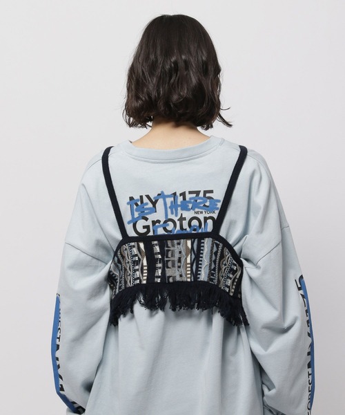 セール】幾何フリンジビスチェ（その他トップス）｜niko and