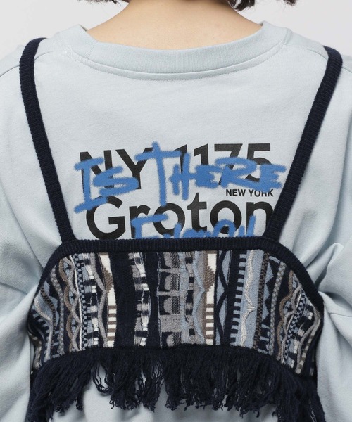 niko and...(ニコアンド)の「幾何フリンジビスチェ(その他トップス・レディース・アイボリー/ブルー/ネイビー・FREE)」の22枚目の写真