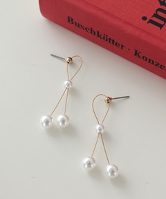 mihoko sakai パールピアス MIHOKO SAKAI/ミホコサカイ フェザーパールピアス（ピアス（両耳