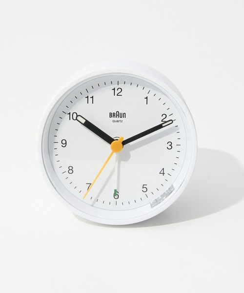 BRAUN（ブラウン）の「BRAUN CLASSIC ALARM CLOCK ブラウン クラシック アラームクロック 置時計（置時計・レディース・ホワイト/ホワイト×ブラック/ホワイト×ピンク/シルバー×ブラック/ブラック/グレー/ブラック×ホワイト・FREE）」の9枚目の写真