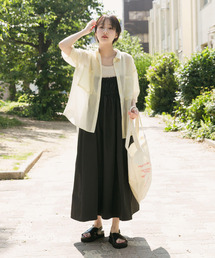 ITEMS URBANRESEARCH | シャーリングキャミワンピース(ワンピース)
