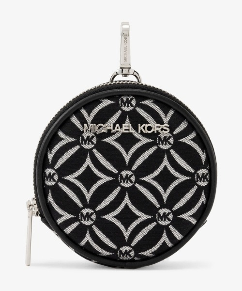 MICHAEL KORS(マイケルコース)の「JET SET TRAVEL クロスボディ ウィズ テックアタッチ スモール(ショルダーバッグ・レディース・ブラック×シルバー・FREE)」の8枚目の写真