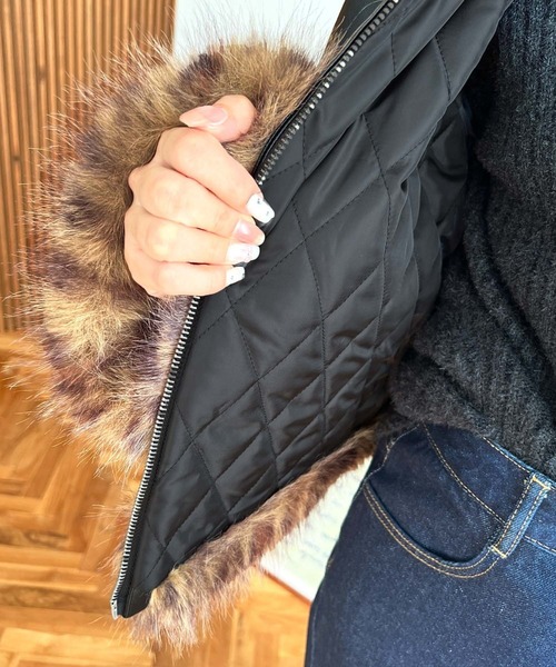 ジャケット・アウター Xfrm FEATHER YARN design zip jacket 4026a65f2a1cc9a7711f1f587d2df5