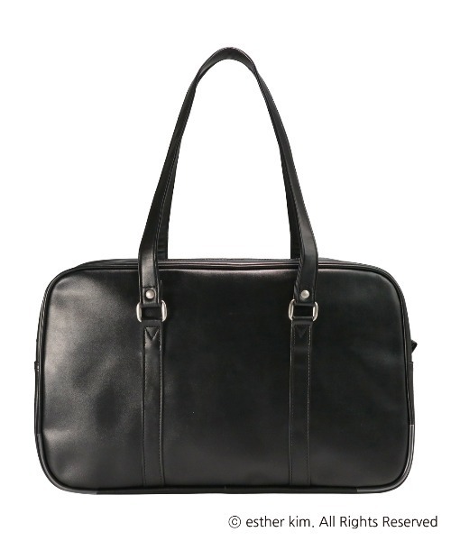 SAC'S BARJean（サックスバージーン）の「【Esther Bunny/エスターバニー】 スクールボストンバッグ 別注 A4（ボストンバッグ・レディース・ブラック/ブラウン・FREE）」の4枚目の写真