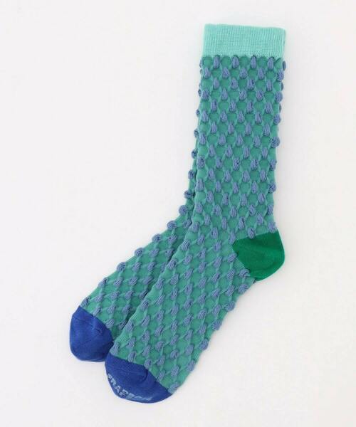 FRAPBOIS(フラボア)の「ドットソックス(ソックス/靴下・レディース・エメラルド/ブラック/オレンジ・FREE)」の3枚目の写真