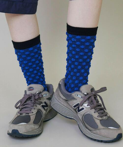 FRAPBOIS(フラボア)の「ドットソックス(ソックス/靴下・レディース・エメラルド/ブラック/オレンジ・FREE)」の9枚目の写真