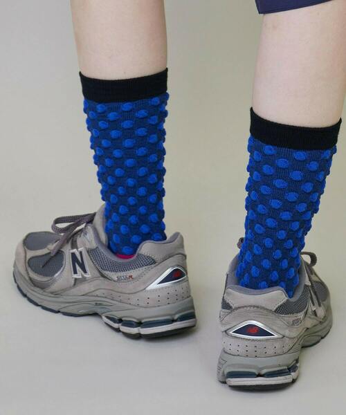 FRAPBOIS(フラボア)の「ドットソックス(ソックス/靴下・レディース・エメラルド/ブラック/オレンジ・FREE)」の10枚目の写真