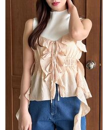 dazzlin | 2WAYフルイドペプラムビスチェ(キャミソール)