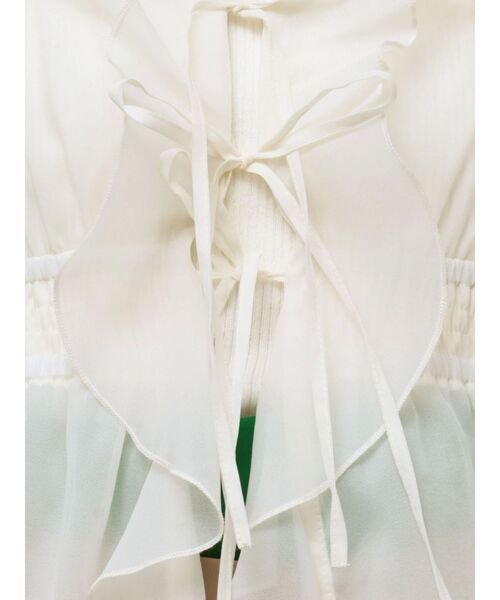 dazzlin(ダズリン)の「2WAYフルイドペプラムビスチェ(キャミソール・レディース・ブルー/アイボリー/ブラック/オレンジ・FREE)」の21枚目の写真