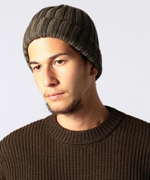 UNITED ARROWS（ユナイテッドアローズ）の「UA リブ ニット キャップ（OCEANS 12月号掲載商品）（ニットキャップ/ビーニー・メンズ・ブラック/グレー/ダークグレー/オリーブ/ネイビー・FREE）」の10枚目の写真