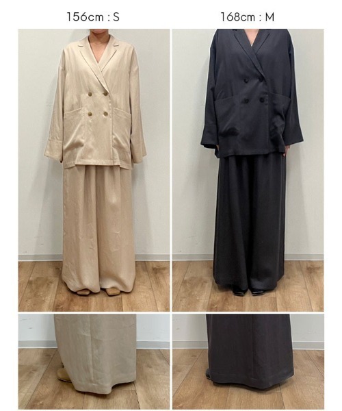 ETRETOKYOリラクシータックワイドパンツ ETRE TOKYO リラクシータックワイドパンツ（スラックス）｜BOICE FROM