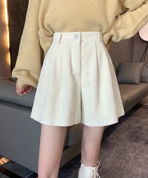 パンツ（ホワイト/白色系・コーデュロイ）ファッション通販