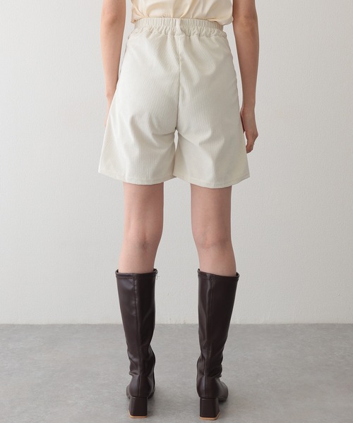 Lace Ladies(レースレディース)の「コーデュロイ タック ハイウエスト フレア ショート パンツ(その他パンツ・レディース・ブラック/アイボリー/ブラウン・S/M/XL)」の10枚目の写真