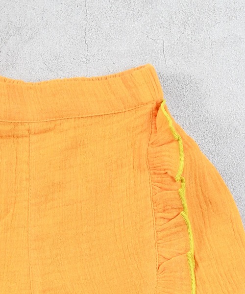 MARKEY'S(マーキーズ)の「Wガーゼフリルキュロットパンツ(その他パンツ・キッズ・イエロー/ラベンダー/モスグリーン・80/90/100/110/120/130/140/150)」の12枚目の写真