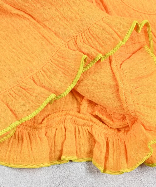MARKEY'S(マーキーズ)の「Wガーゼフリルキュロットパンツ(その他パンツ・キッズ・イエロー/ラベンダー/モスグリーン・80/90/100/110/120/130/140/150)」の14枚目の写真