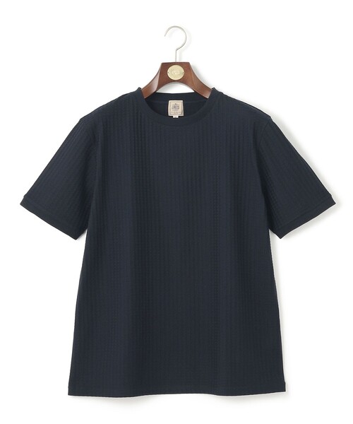 J.PRESS(ジェイプレス)の「【KING SIZE】【UVカット / 吸水速乾 / ビジネス対応】【J.PRESS PREMIUM JERSEY】リンクスチドリTシャツ(Tシャツ/カットソー・メンズ・ホワイト系/ネイビー系/ライトグレー系・2L/3L)」の3枚目の写真