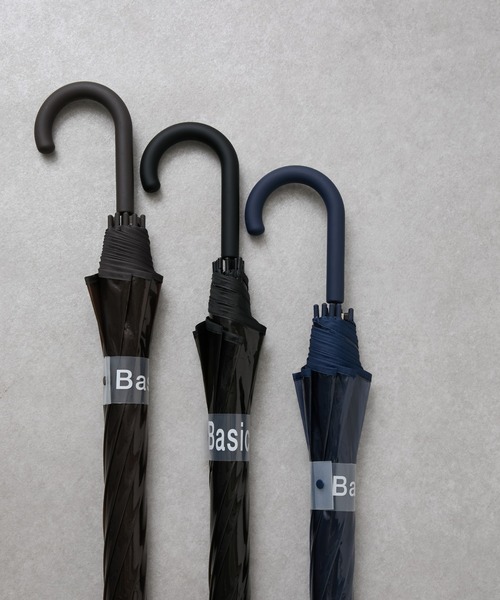 COLONY 2139(コロニートゥーワンスリーナイン)の「パイピングカラービニール傘 65cm(長傘・レディース・ブラック/ブラウン/ネイビー・FREE)」の11枚目の写真