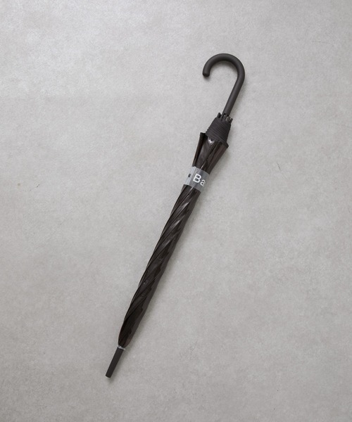 COLONY 2139(コロニートゥーワンスリーナイン)の「パイピングカラービニール傘 65cm(長傘・レディース・ブラック/ブラウン/ネイビー・FREE)」の10枚目の写真