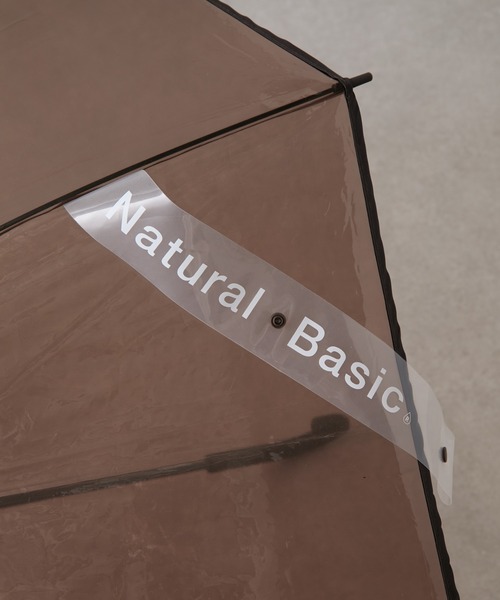 COLONY 2139(コロニートゥーワンスリーナイン)の「パイピングカラービニール傘 65cm(長傘・レディース・ブラック/ブラウン/ネイビー・FREE)」の5枚目の写真