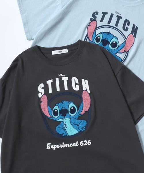 Disney(ディズニー)の「Disney/ディズニー オーバーサイズ ミッキ キャラクター サガラ フロッキー 刺繍 半袖Tシャツ(Tシャツ/カットソー・レディース・アッシュグレー/パープル系その他/イエロー系その他/ブルー系その他2/ブルー系その他3/ブラック系その他/ベージュ系その他/グリーン系その他/スミクロ/ブルー系その他/グレー系その他2/グリーン系その他3/レッド/ホワイト/ピンク系その他/ブラック系その他3/パープル系その他2/グリーン系その他2/グレー系その他/ブラック系その他2/ホワイト系その他2/ホワイト系その他/ブラック系その他4/ブラック系その他5・M/L)」の4枚目の写真