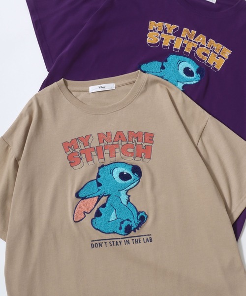 Disney(ディズニー)の「Disney/ディズニー オーバーサイズ ミッキ キャラクター サガラ フロッキー 刺繍 半袖Tシャツ(Tシャツ/カットソー・レディース・アッシュグレー/パープル系その他/イエロー系その他/ブルー系その他2/ブルー系その他3/ブラック系その他/ベージュ系その他/グリーン系その他/スミクロ/ブルー系その他/グレー系その他2/グリーン系その他3/レッド/ホワイト/ピンク系その他/ブラック系その他3/パープル系その他2/グリーン系その他2/グレー系その他/ブラック系その他2/ホワイト系その他2/ホワイト系その他/ブラック系その他4/ブラック系その他5・M/L)」の13枚目の写真