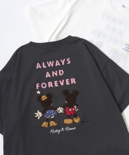 Disney(ディズニー)の「Disney/ディズニー オーバーサイズ ミッキ キャラクター サガラ フロッキー 刺繍 半袖Tシャツ(Tシャツ/カットソー・レディース・アッシュグレー/パープル系その他/イエロー系その他/ブルー系その他2/ブルー系その他3/ブラック系その他/ベージュ系その他/グリーン系その他/スミクロ/ブルー系その他/グレー系その他2/グリーン系その他3/レッド/ホワイト/ピンク系その他/ブラック系その他3/パープル系その他2/グリーン系その他2/グレー系その他/ブラック系その他2/ホワイト系その他2/ホワイト系その他/ブラック系その他4/ブラック系その他5・M/L)」の8枚目の写真