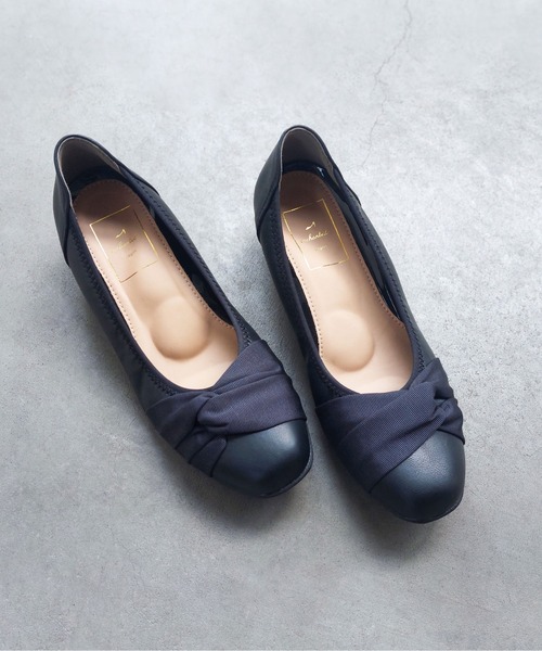新品　アンタイトル 23.5 パンプス アンクルストラップ太ヒールセパレートパンプス（パンプス