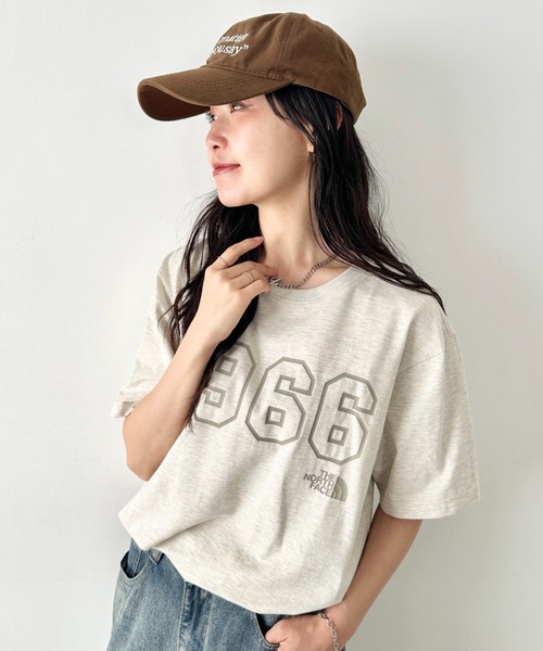 THE NORTH FACE(ザノースフェイス)の「国内未発売 THE NORTH FACE(ザ・ノースフェイス)/グラフィック プリント 半袖 コットン Tシャツ/CORE 1966 S/S R/TEE(Tシャツ/カットソー・レディース・ブラック/アイボリー/グリーン/ネイビー/オートミール・M/L/XL/XXL)」の9枚目の写真