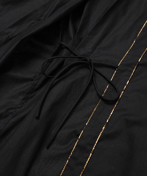 DRIES VAN NOTEN(ドリスヴァンノッテン)の「CLICKY 1147 W.W.SHIRT(シャツ/ブラウス・レディース・ブラック/ベージュ・36/34)」の5枚目の写真