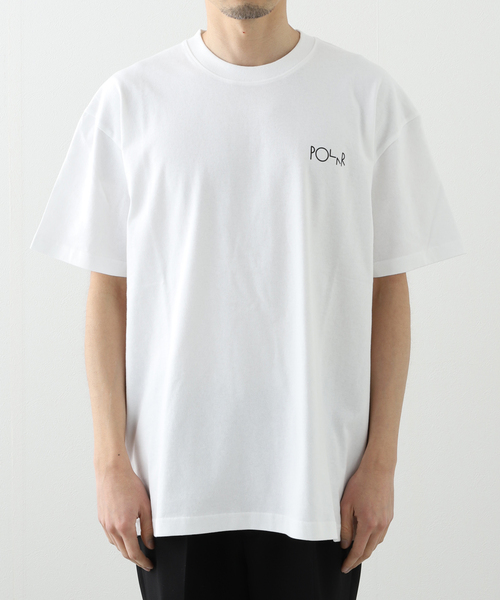 JOURNAL STANDARD(ジャーナルスタンダード)の「POLAR SKATE CO./ポーラースケートカンパニー Tee | Fill Logo(Tシャツ/カットソー・メンズ・ホワイト・LARGE/MEDIUM)」の5枚目の写真