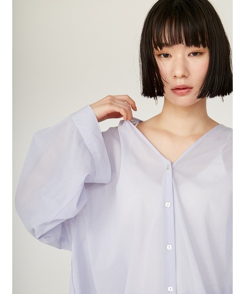 新品　emmi シアーボリュームシャツ セール】シアーボリュームシャツ（シャツ/ブラウス）｜emmi