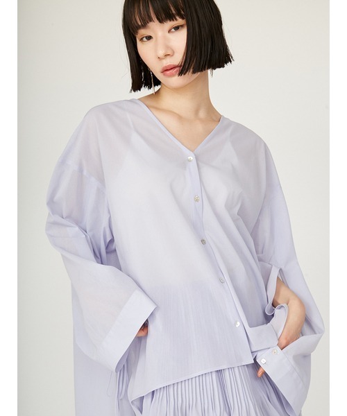 新品　emmi シアーボリュームシャツ セール】シアーボリュームシャツ（シャツ/ブラウス）｜emmi