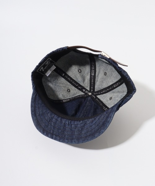 7Union(セブンユニオン)の「7UNION 7USB BICYCLE CAP 6パネル ツイル コットン サイクルキャップ(キャップ・メンズ・インディゴブルー/ブラウン・FREE)」の11枚目の写真