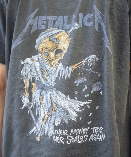 METALLICA（メタリカ）の「GOOD ROCK SPEED METALLICA DORIS  メタリカ Tシャツ（Tシャツ/カットソー・メンズ・チャコールグレー・M/L/XL）」の3枚目の写真