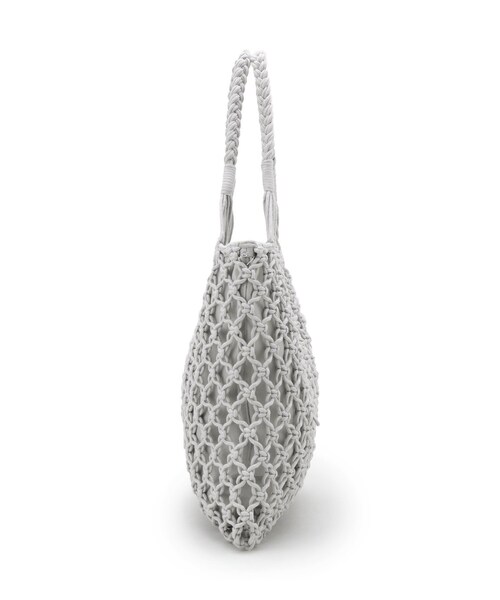 grove（グローブ）の「◆マクラメトート（トートバッグ・レディース・ライトグレー/ダークグレー/アイボリー/オリーブ・00）」の18枚目の写真