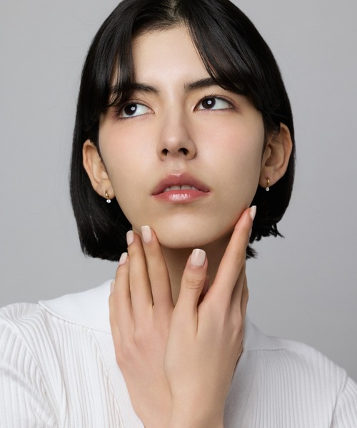 CENE（セネ）の「【CENE】セネ/ジルコニアドロップピアス（ピアス（両耳用）・レディース・ゴールド/シルバー・FREE）」の7枚目の写真