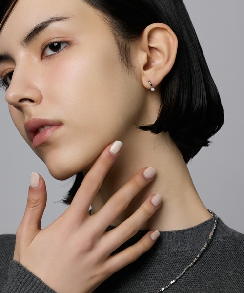 CENE（セネ）の「【CENE】セネ/ジルコニアドロップピアス（ピアス（両耳用）・レディース・ゴールド/シルバー・FREE）」の8枚目の写真